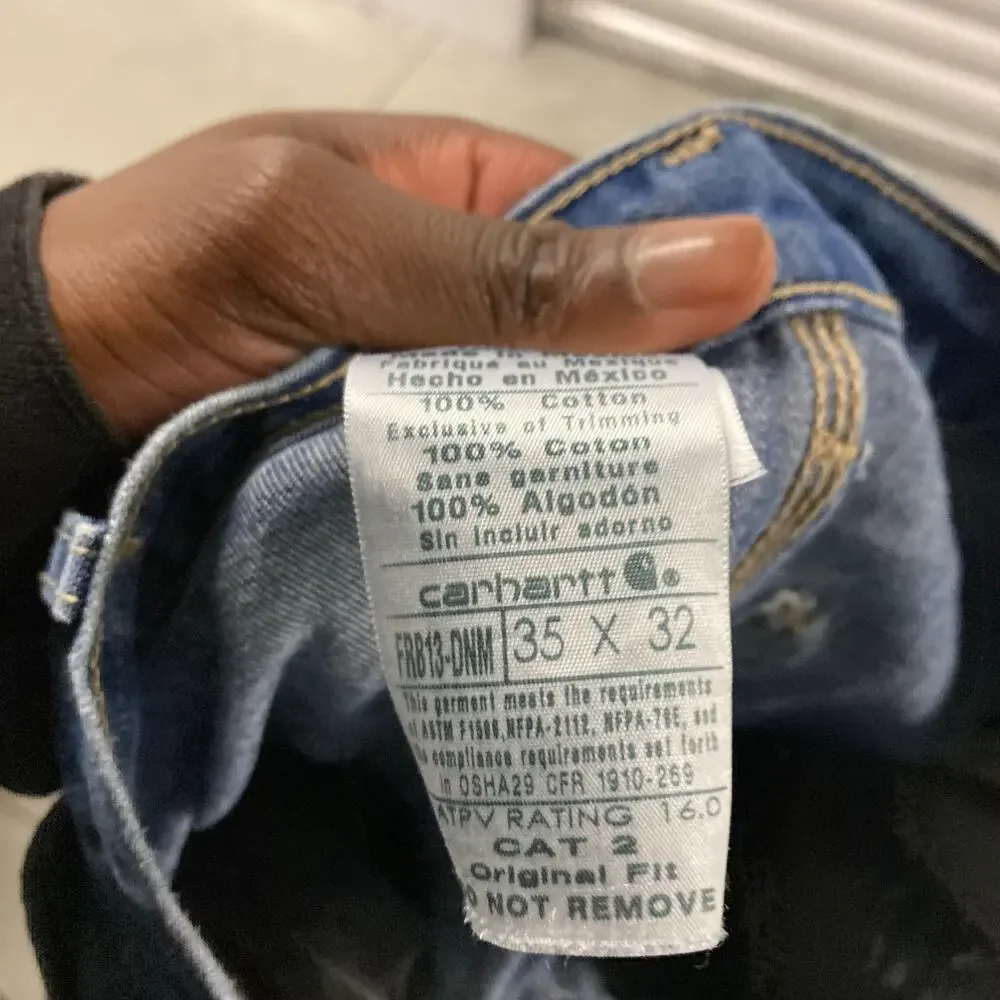 Y2K baggy distressed carhartt carpenter Jeans 35x32
